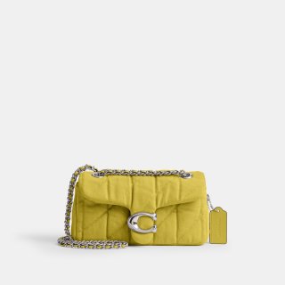 Coach Tabby Shoulder Bag 20 With Quilting - Yellow Coach Tabby Shoulder Bag 20 With Quilting - Yellow