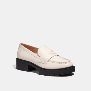 Coach Leah Loafer - Chalk