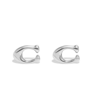Coach Signature Earrings - Silver