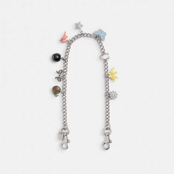 Coach Chain Strap With Charms - Gold Coach Chain Strap With Charms - Gold