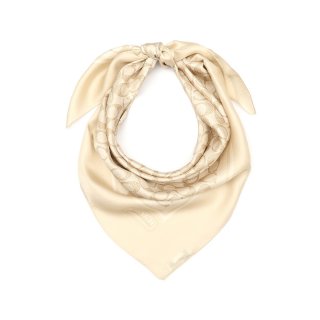 Coach Vintage Signature Print Silk Square Scarf - CREAM Coach Vintage Signature Print Silk Square Scarf - CREAM