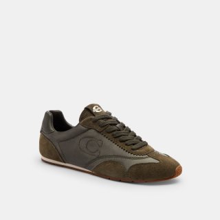 Coach Flat Sneaker - Green Coach Flat Sneaker - Green