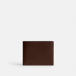 Coach Slim Billfold Wallet - Brown Coach Slim Billfold Wallet - Brown