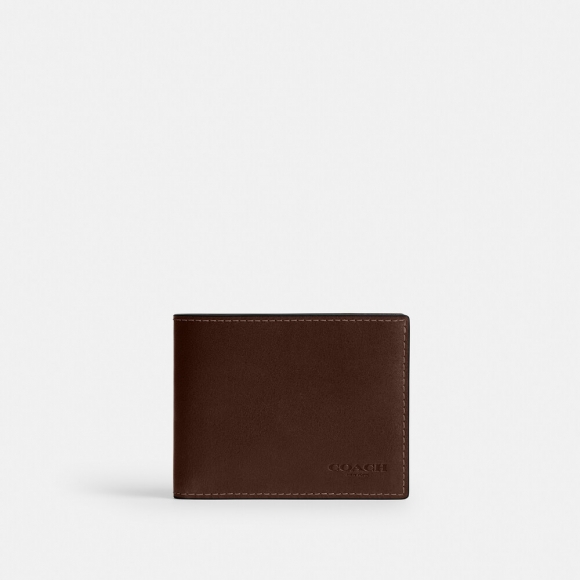 Coach Slim Billfold Wallet - Brown Coach Slim Billfold Wallet - Brown