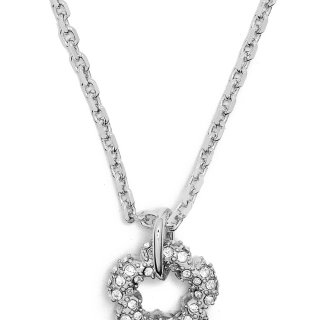 Coach Signature Pave Tea Rose Necklace - Gold