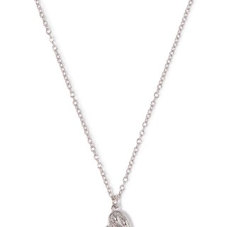 Coach Quilted Heart Pendant Necklace - Silver Coach Quilted Heart Pendant Necklace - Silver