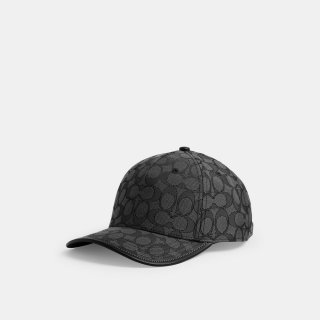 Coach Signature C Jacquard Baseball Hat - DARK GREY Coach Signature C Jacquard Baseball Hat - DARK GREY