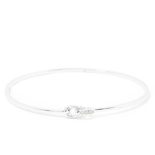 Coach Signature Interlocking Bangle - Sillver Coach Signature Interlocking Bangle - Sillver