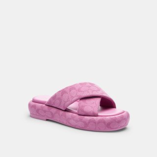 Coach Penelope Signature C Sandal - Pink Coach Penelope Signature C Sandal - Pink