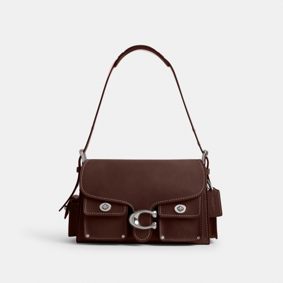 Coach Cargo Turnlock Soft Tabby 26 - DARK BROWN Coach Cargo Turnlock Soft Tabby 26 - DARK BROWN