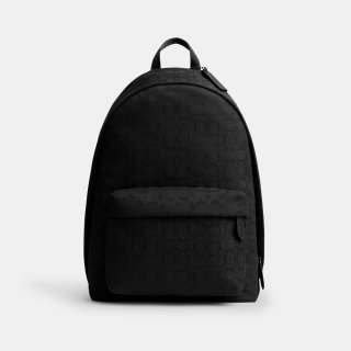 Coach Hall Backpack In Signature Jacquard 29 - Black Coach Hall Backpack In Signature Jacquard 29 - Black