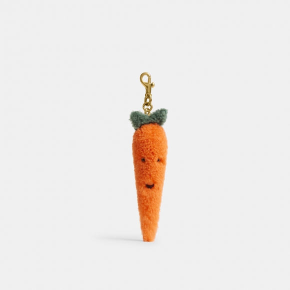 Coach Carroty Carrot Plushie Bag Charm In Shearling - Multi Colour Coach Carroty Carrot Plushie Bag Charm In Shearling - Multi Colour