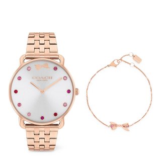 Coach Elliot Bracelet and Watch Set - Rosegold Coach Elliot Bracelet and Watch Set - Rosegold