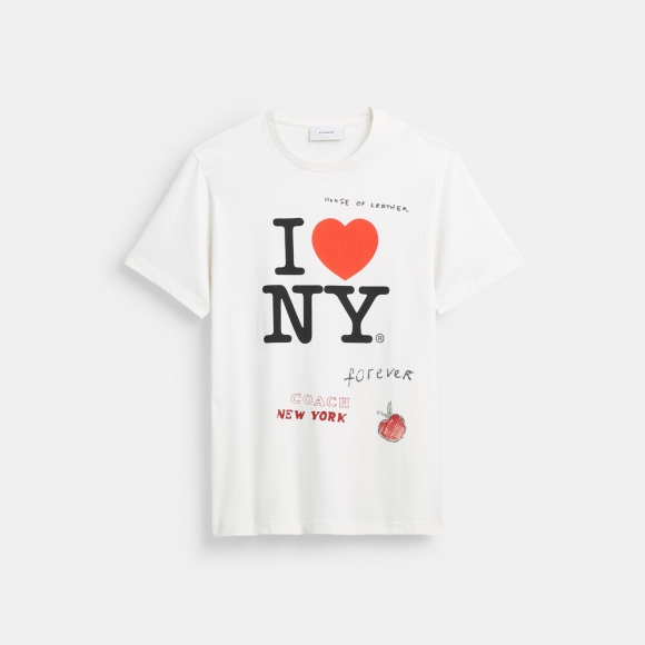 Coach New York T-shirt - WHITE