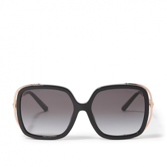 Coach Square Acetate Sunglasses - Black