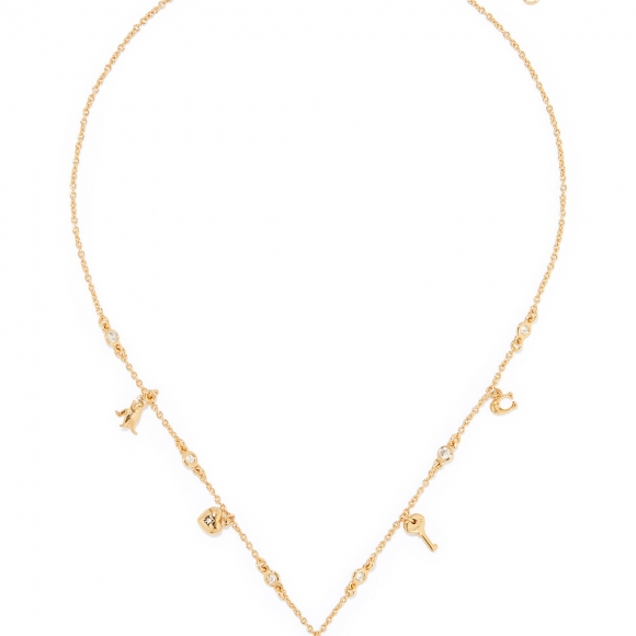 Coach Iconic Mini Charm Necklace - Gold