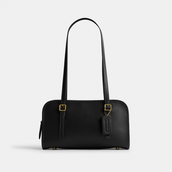Coach Swing Zip Bag 26 - Black Coach Swing Zip Bag 26 - Black