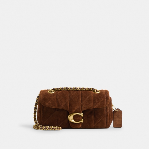 Coach Tabby Shoulder Bag 20 With Quilting - Brown Coach Tabby Shoulder Bag 20 With Quilting - Brown