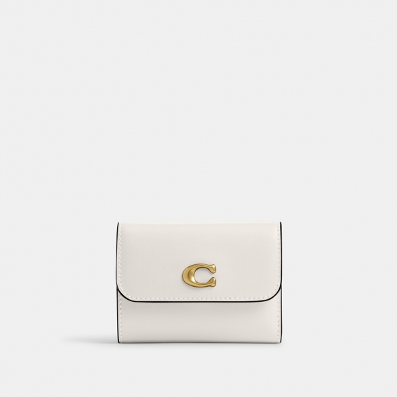 Coach Essential Card Holder Wallet - WHITE Coach Essential Card Holder Wallet - WHITE