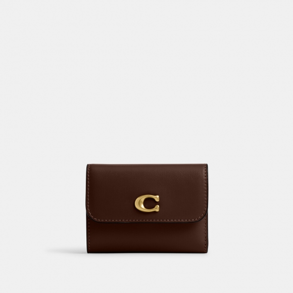 Coach Essential Card Holder Wallet - Brown Coach Essential Card Holder Wallet - Brown