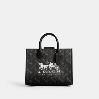 Coach Ace Tote 26 With Horse And Carriage Print - Black Coach Ace Tote 26 With Horse And Carriage Print - Black