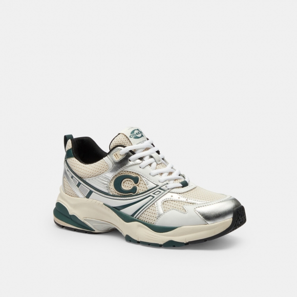Coach Mesh Sneaker - Green Coach Mesh Sneaker - Green