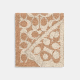 Coach Signature Muffler - WHITE Coach Signature Muffler - WHITE