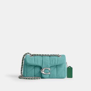Coach Tabby Shoulder Bag 20 With Quilting - Green Coach Tabby Shoulder Bag 20 With Quilting - Green