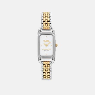 Coach Cadie Watch, 17.5mm X 28.5mm - SILVER/GOLD Coach Cadie Watch, 17.5mm X 28.5mm - SILVER/GOLD