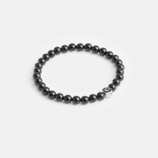Coach Black Onyx Beaded Bracelet - Black Coach Black Onyx Beaded Bracelet - Black