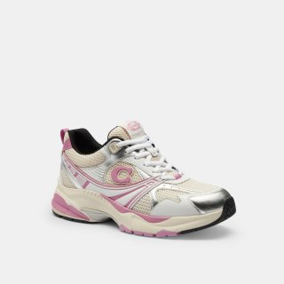 Coach Mesh Sneaker - Dark Pink