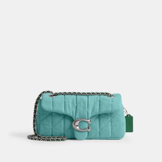 Coach Tabby Shoulder Bag 26 With Quilting - Green Coach Tabby Shoulder Bag 26 With Quilting - Green