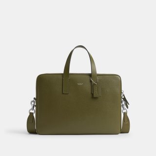 Coach Carlyle Brief Bag - Green Coach Carlyle Brief Bag - Green