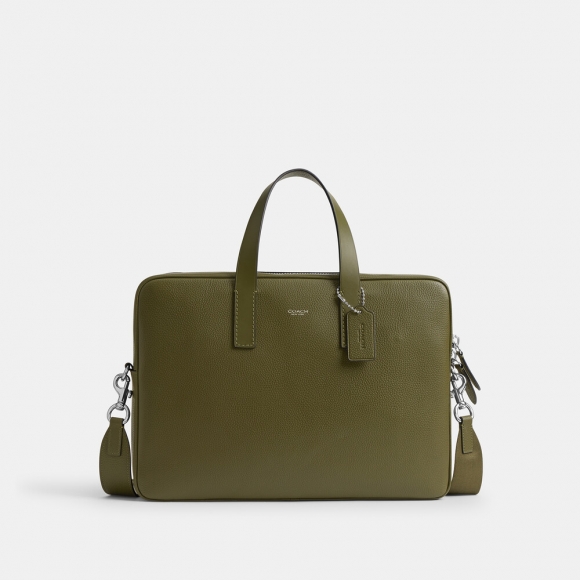 Coach Carlyle Brief Bag - Green Coach Carlyle Brief Bag - Green