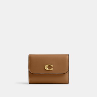 Coach Essential Card Holder Wallet - MEDIUM BROWN Coach Essential Card Holder Wallet - MEDIUM BROWN