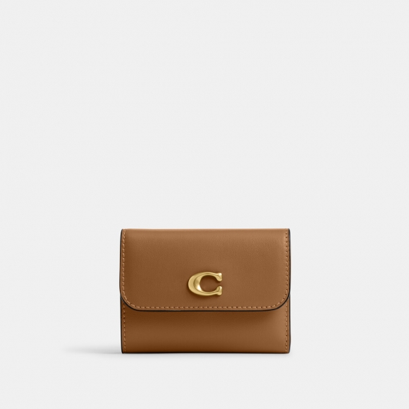 Coach Essential Card Holder Wallet - MEDIUM BROWN Coach Essential Card Holder Wallet - MEDIUM BROWN