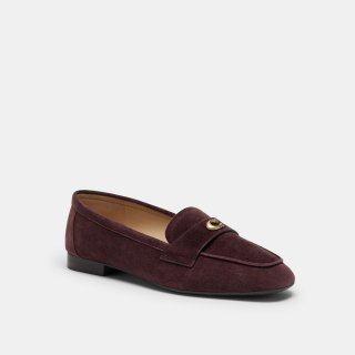 Coach Sculpted C Loafer - BURGUNDY Coach Sculpted C Loafer - BURGUNDY