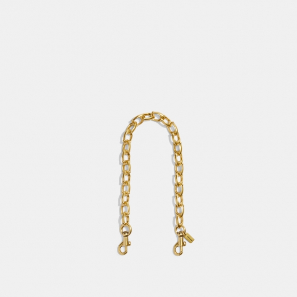 Coach Signature Link Chain Strap - Gold Coach Signature Link Chain Strap - Gold