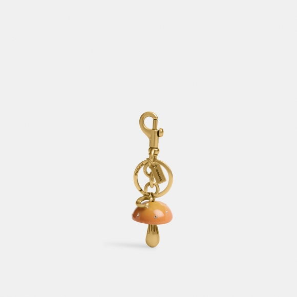 Coach Mushroom Bag Charm - Yellow Coach Mushroom Bag Charm - Yellow