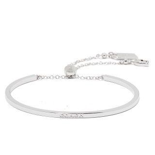 Coach Silver Plated Slider Bangle - Sillver Coach Silver Plated Slider Bangle - Sillver