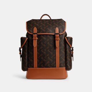 Coach Hitch Backpack With Horse And Carriage Print 31 - BLK Coach Hitch Backpack With Horse And Carriage Print 31 - BLK