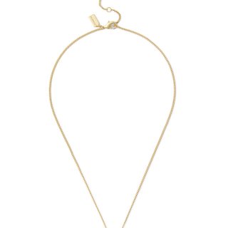 Coach Quilted Signature Bead Pendant Necklace - Gold Coach Quilted Signature Bead Pendant Necklace - Gold