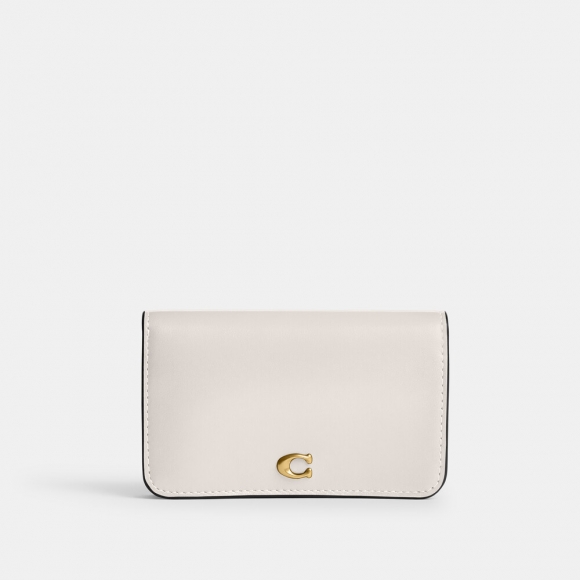 Coach Essential Slim Card Case - WHITE