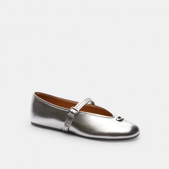 Coach Mary Jane - Silver