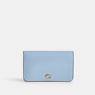 Coach Essential Slim Card Case - Light/Pastel Blue Coach Essential Slim Card Case - Light/Pastel Blue