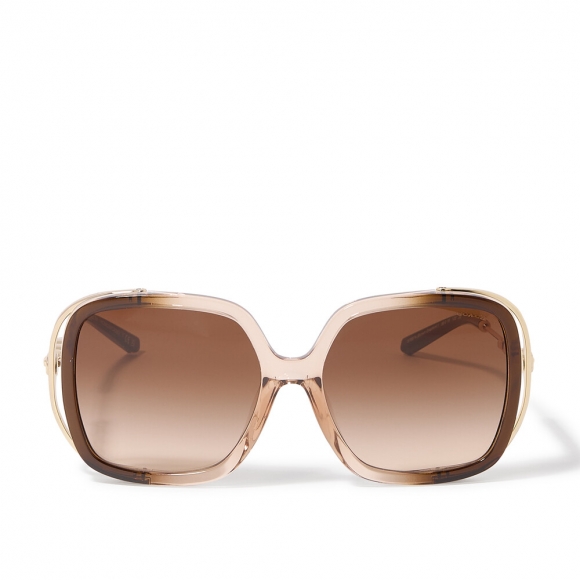 Coach Square Acetate Sunglasses - Brown