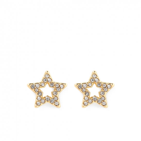 Coach Pave Star Stud Earring - Gold