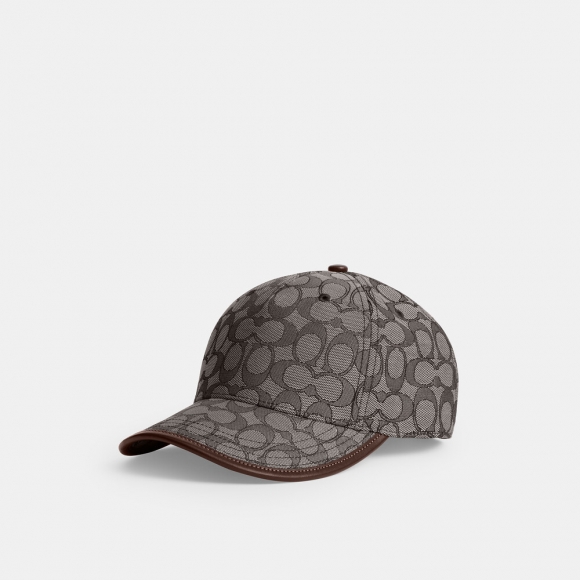 Coach Signature C Jacquard Baseball Hat - Dbrown Coach Signature C Jacquard Baseball Hat - Dbrown