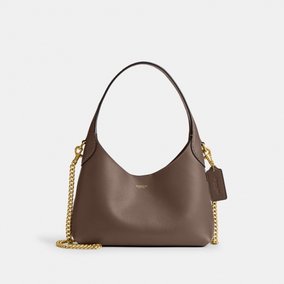 Coach Brooklyn Shoulder Bag 23 - BROWN 1 Coach Brooklyn Shoulder Bag 23 - BROWN 1