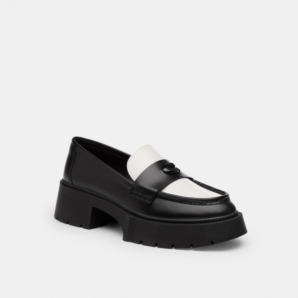 Coach Leah Platform Loafer - BLK Coach Leah Platform Loafer - BLK